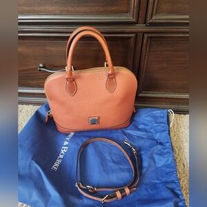 Dooney & Bourke Zip Zip New With Tags Burnt Orange Brown Shoulder Bag Nwt